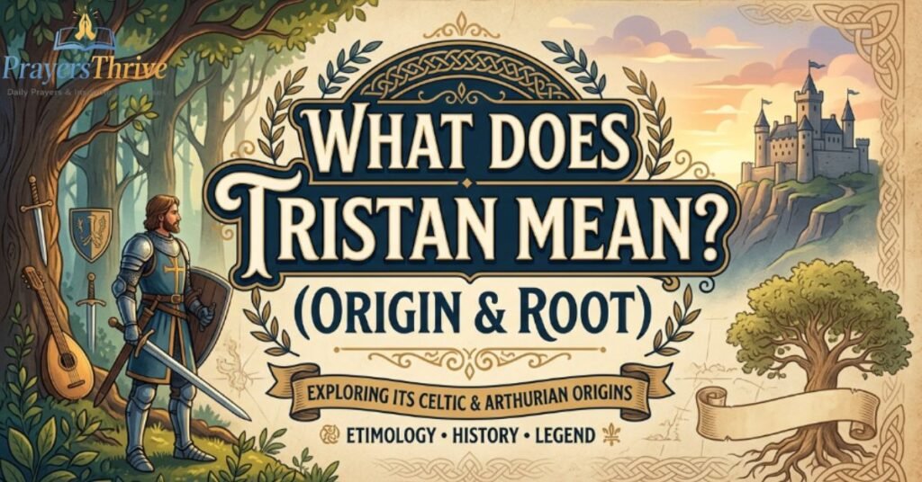 What Does Tristan Mean (Origin & Root)
