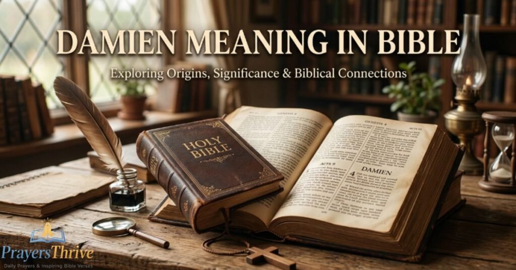 Damien Meaning in Bible