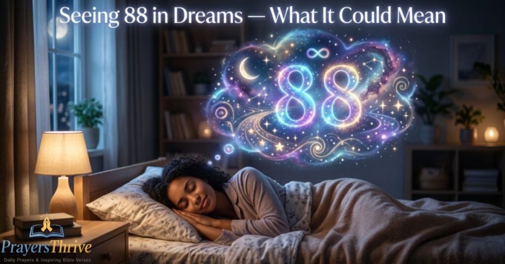 Seeing 88 in Dreams — What It Could Mean