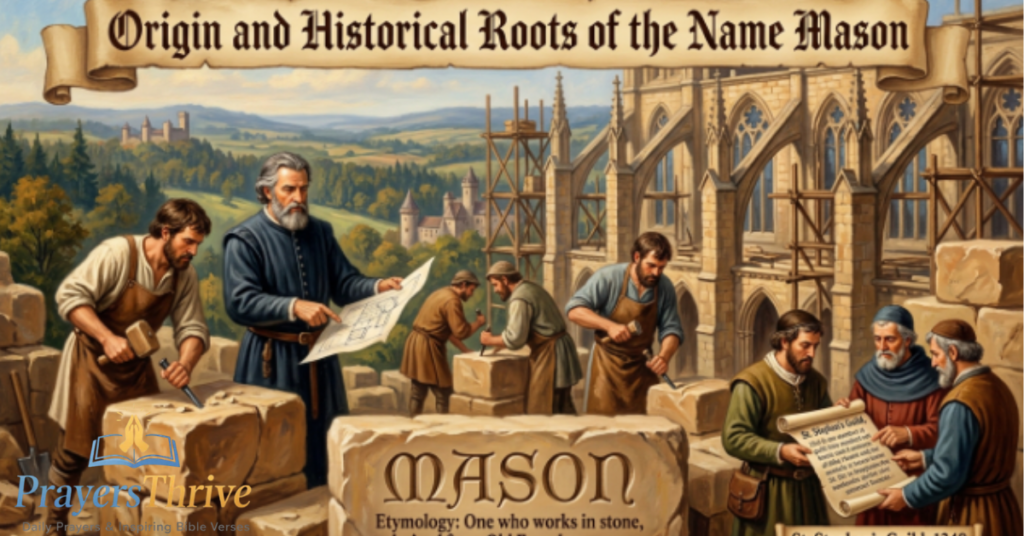 Origin and Historical Roots of the Name Mason