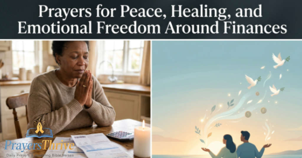 Prayers for Peace, Healing, and Emotional Freedom Around Finances