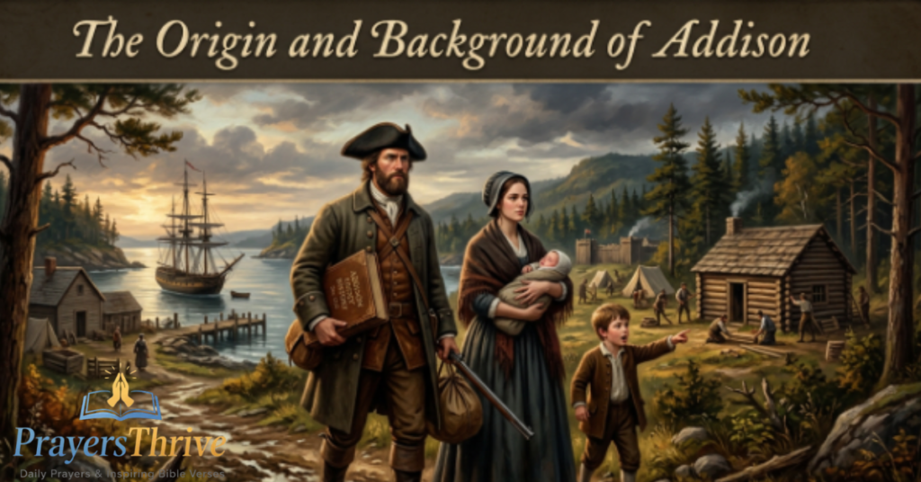 The Origin and Background of Addison