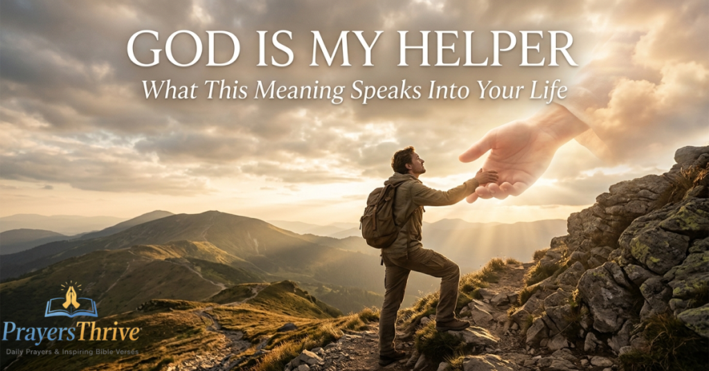 "God Is My Helper" — What This Meaning Speaks Into Your Life