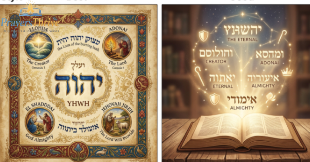 The Divine Names of God: Revealing His Deity in Scripture