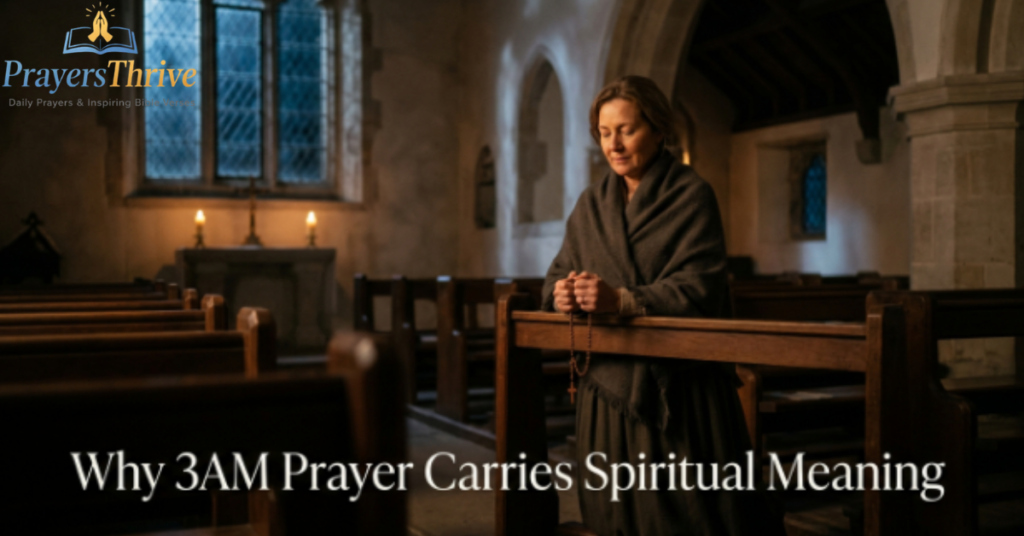 Why 3AM Prayer Carries Spiritual Meaning