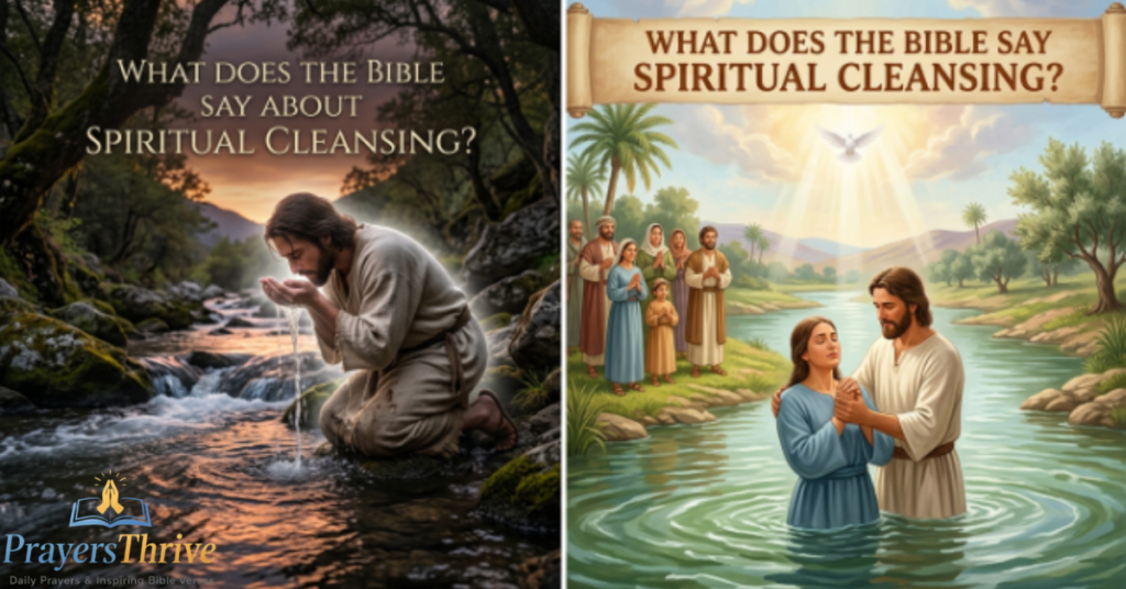 What Does the Bible Say About Spiritual Cleansing?