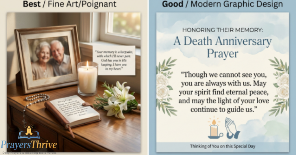 Meaningful Death Anniversary Prayer Quotes to Honor a Loved One
