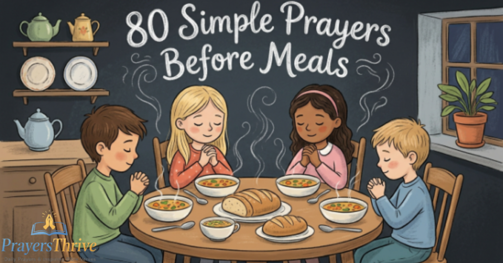80 Simple Prayer Before Meal