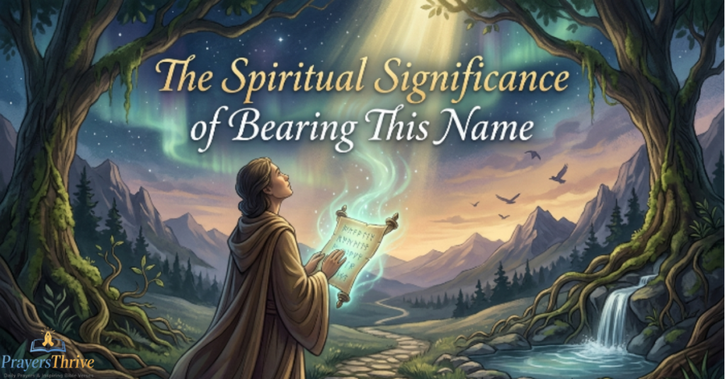 The Spiritual Significance of Bearing This Name