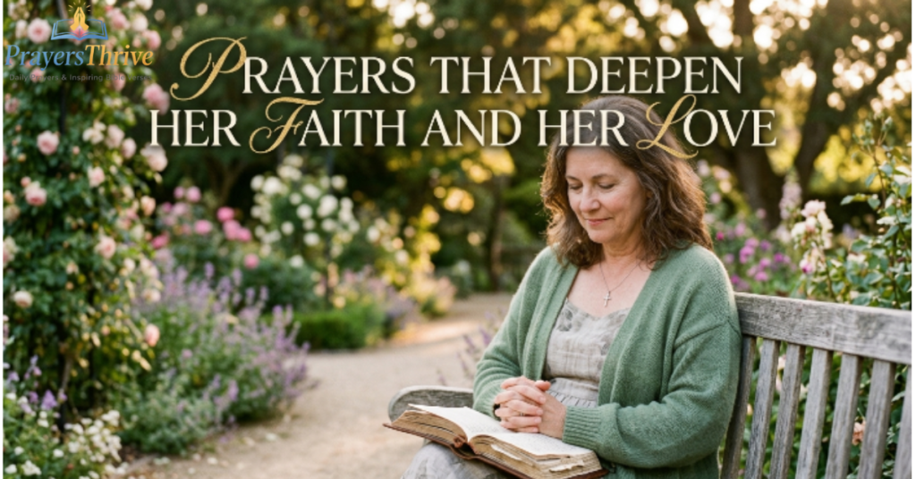 Prayers That Deepen Her Faith and Her Love