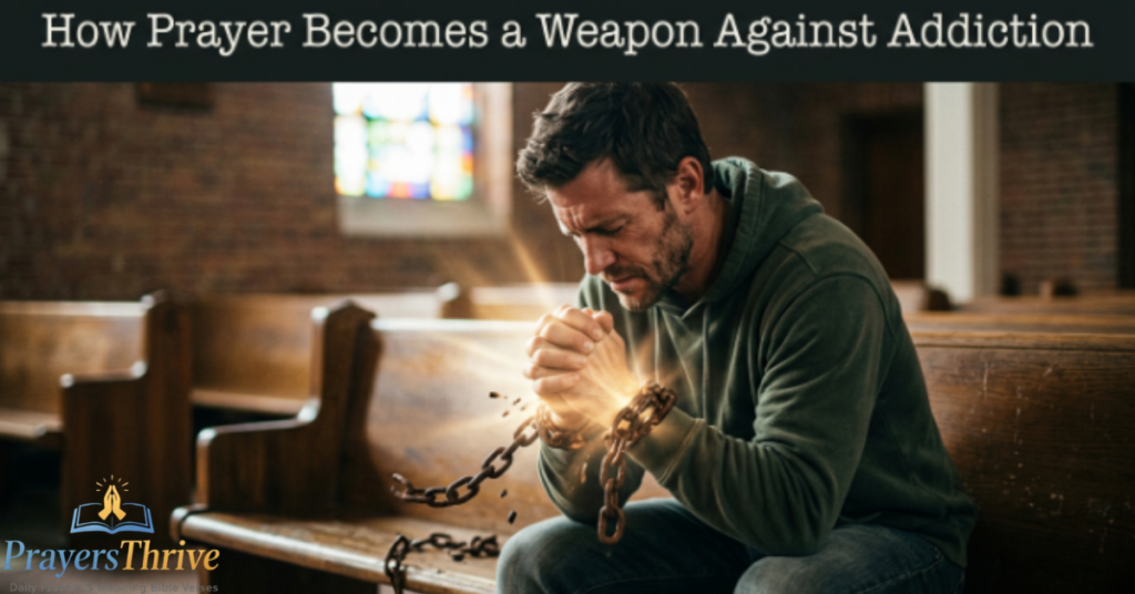 How Prayer Becomes a Weapon Against Addiction