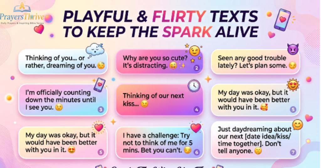 Playful Flirty Texts to Keep the Spark Alive