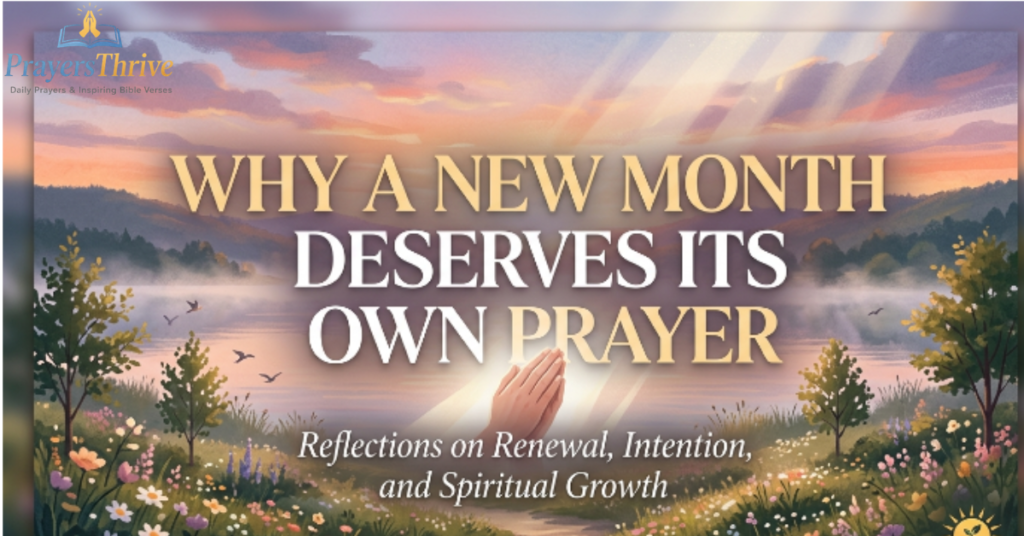 Why a New Month Deserves Its Own Prayer