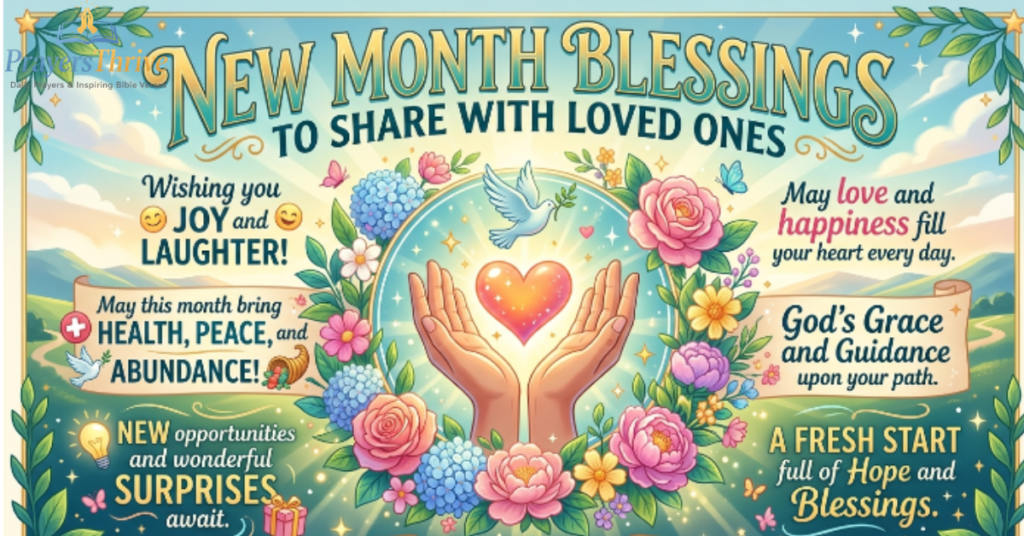 New Month Blessings to Share with Loved Ones