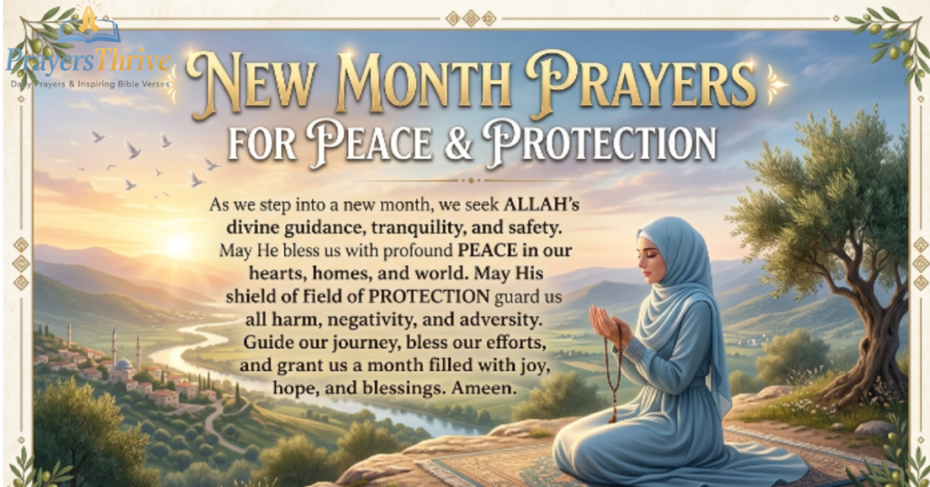 New Month Prayers for Peace and Protection
