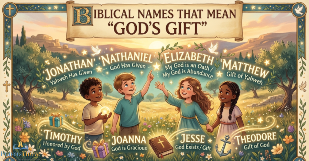 Biblical Names That Mean "God's Gift"