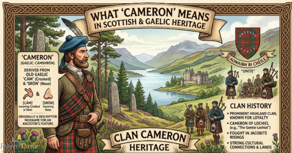 What Cameron Means in Scottish and Gaelic Heritage