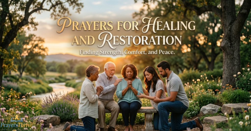 Prayers for Healing and Restoration