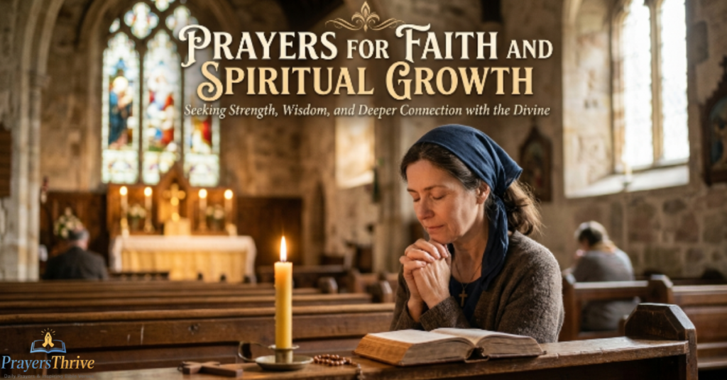 Prayers for Faith and Spiritual Growth