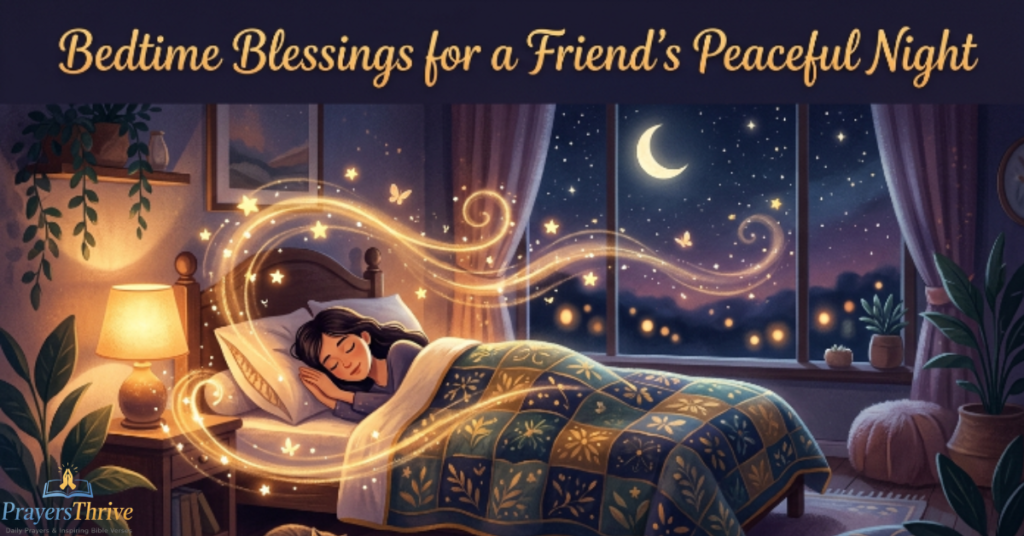 Bedtime Blessings for a Friend's Peaceful Night