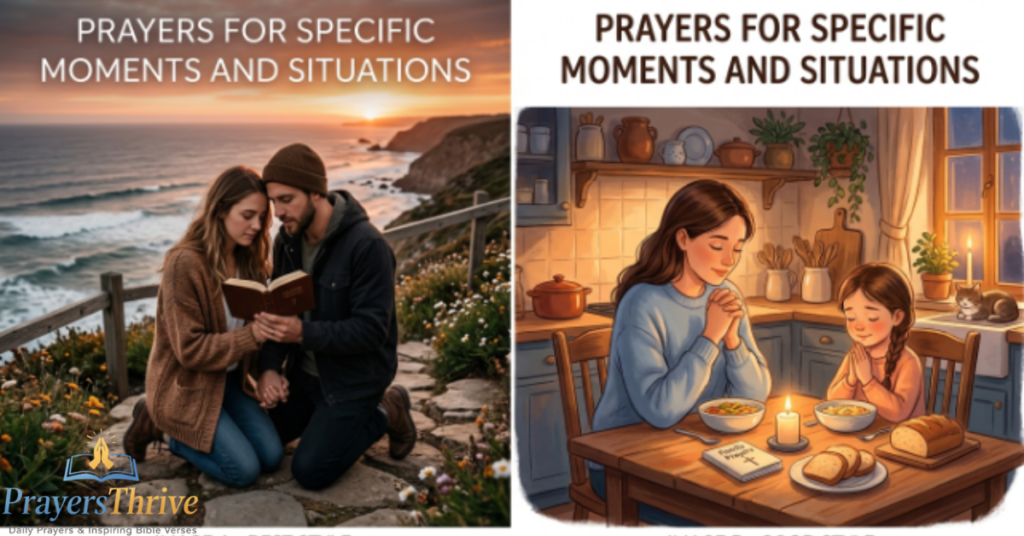 Prayers for Specific Moments and Situations