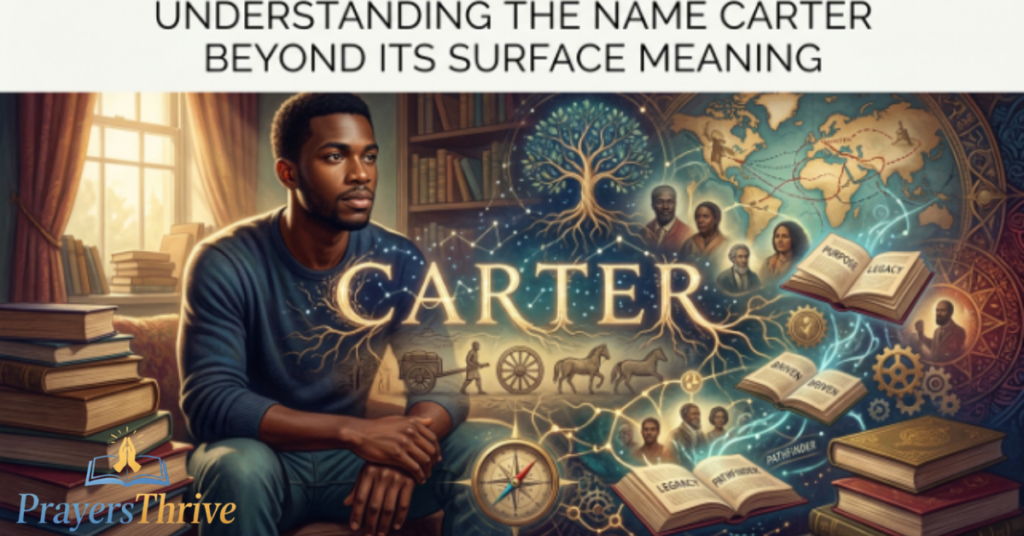 Understanding The Name Carter Beyond Its Surface Meaning
