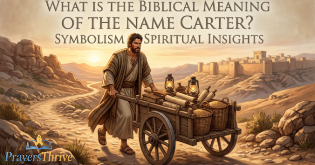 What Is the Biblical Meaning of the Name Carter? Symbolism & Spiritual Insights
