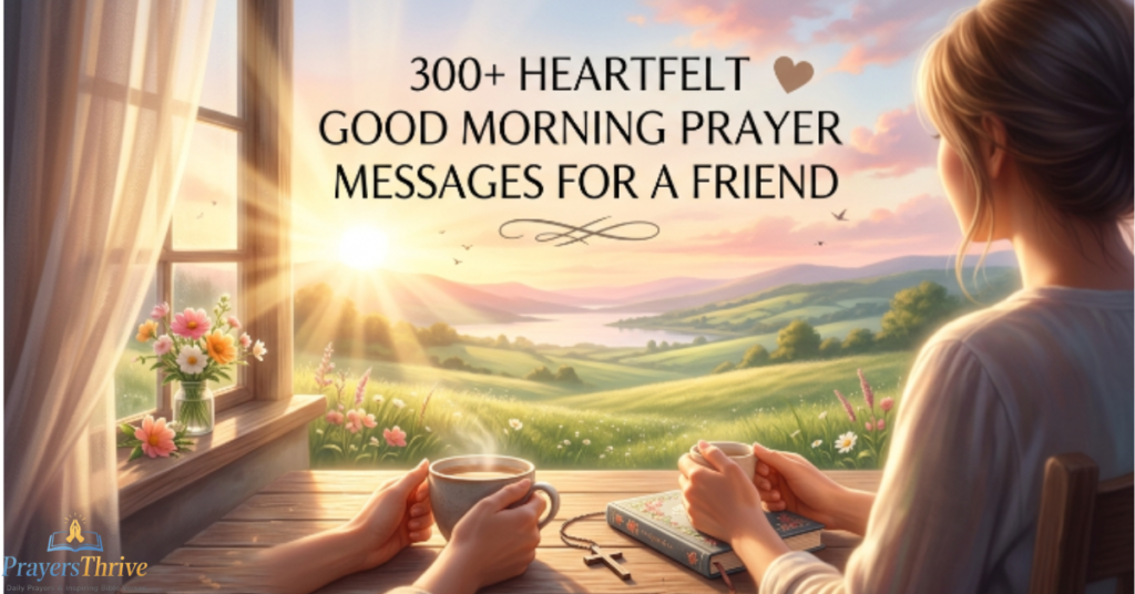300+ Heartfelt Good Morning Prayer Messages for a Friend