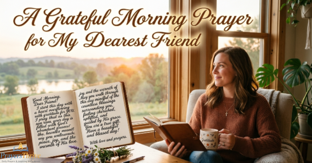 Good Morning Prayer Messages for a Friend Rooted in Gratitude