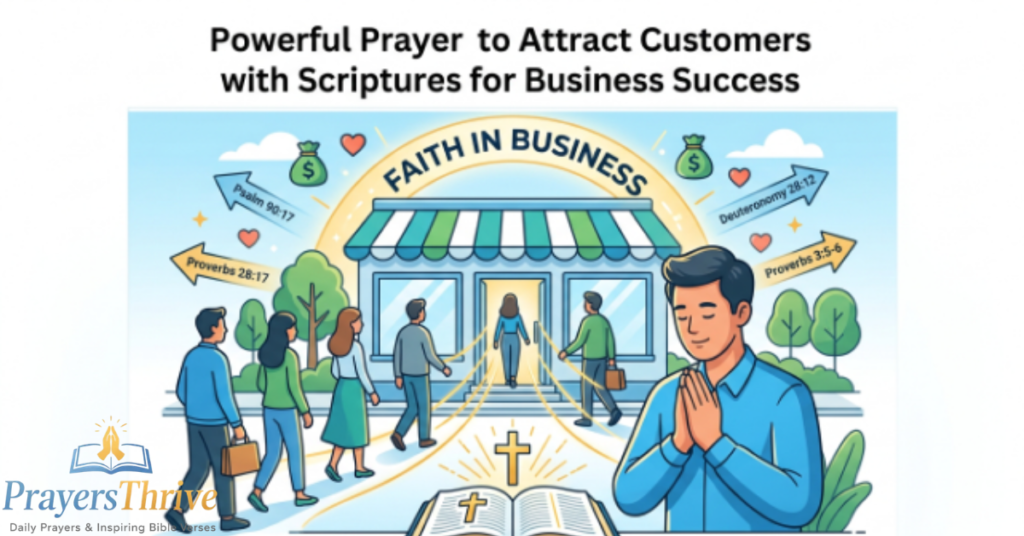 Powerful Prayer to Attract Customers with Scriptures for Business Success