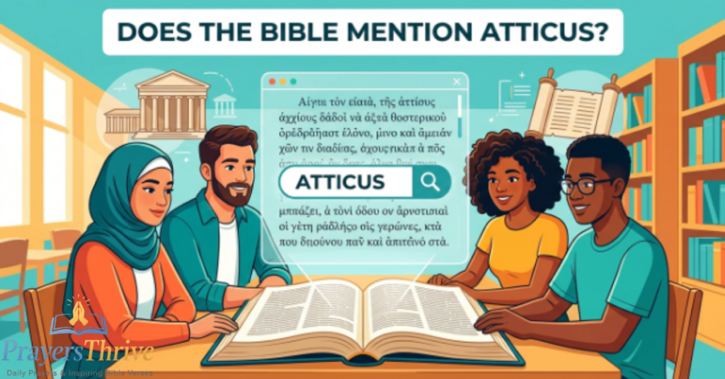 Does the Bible Mention Atticus?