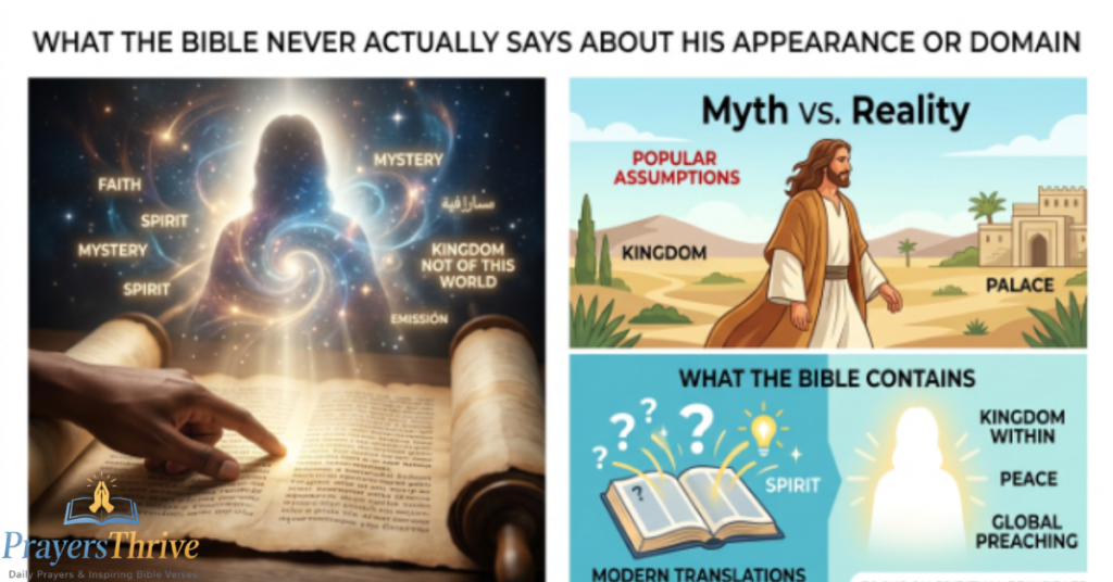 What the Bible Never Actually Says About His Appearance or Domain