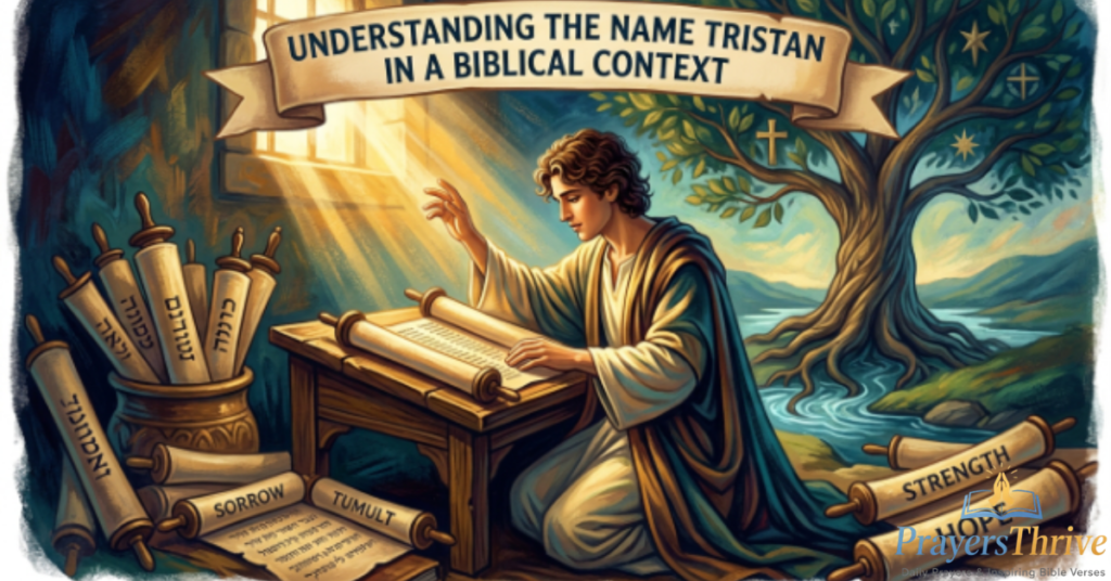 Understanding the Name Tristan in a Biblical Context
