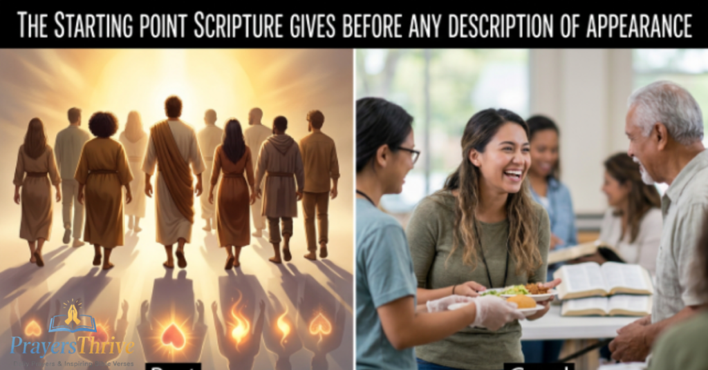 The Starting Point Scripture Gives Before Any Description of Appearance