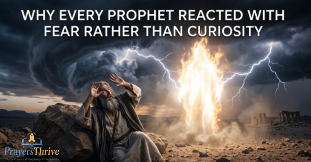Why Every Prophet Reacted With Fear Rather Than Curiosity