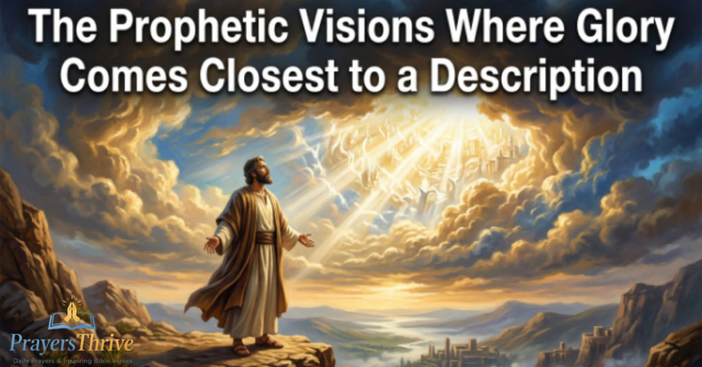 The Prophetic Visions Where Glory Comes Closest to a Description