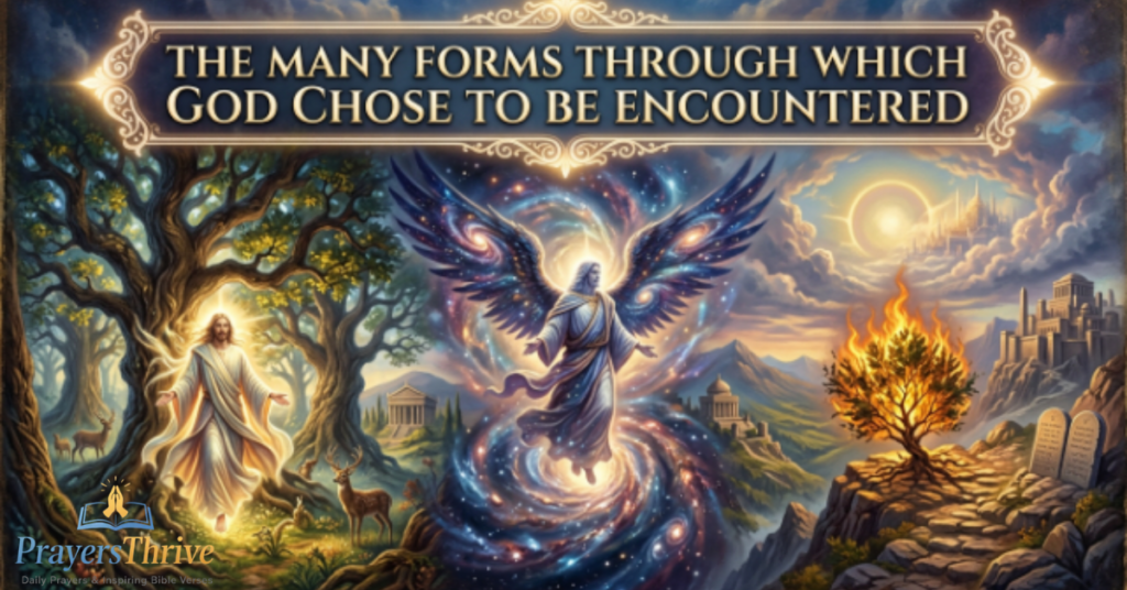 The Many Forms Through Which God Chose to Be Encountered