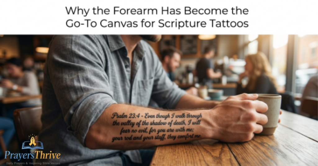 Why the Forearm Has Become the Go-To Canvas for Scripture Tattoos