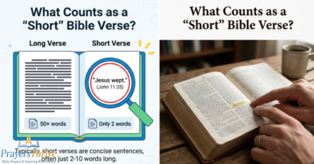 What Counts as a "Short" Bible Verse?