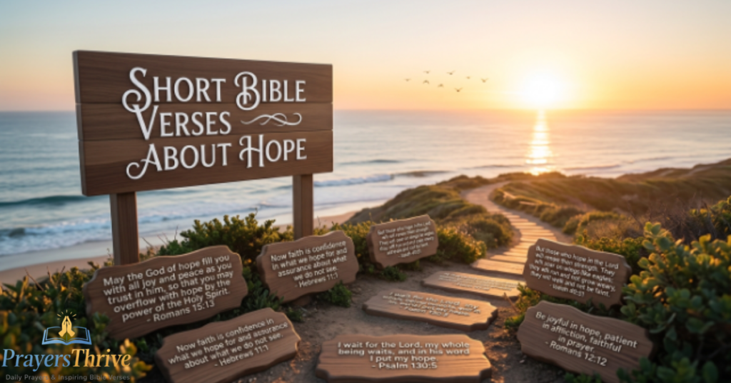 Short Bible Verses About Hope