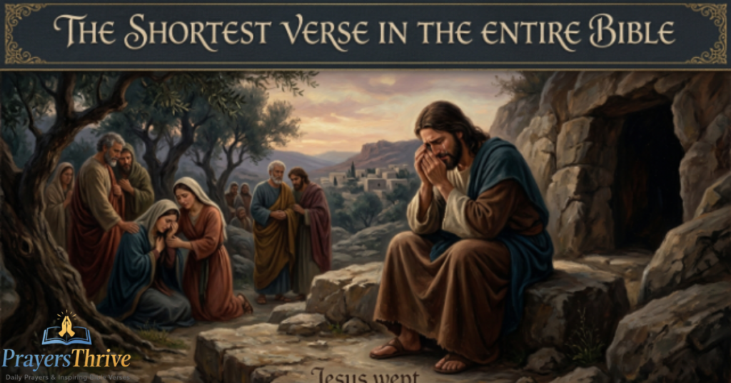The Shortest Verse in the Entire Bible