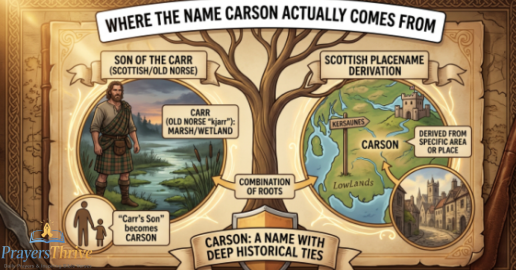 Where the Name Carson Actually Comes From