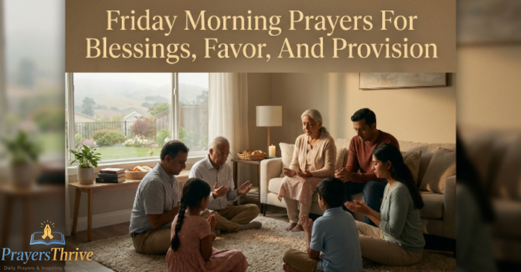 Friday Morning Prayers For Blessings, Favor, And Provision