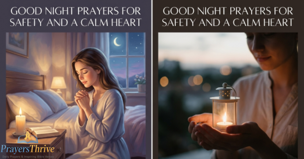 Good Night Prayers For Safety And A Calm Heart