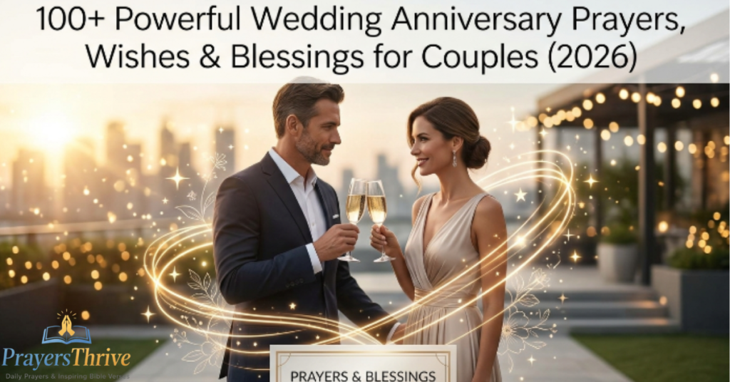 100+ Powerful Wedding Anniversary Prayers, Wishes & Blessings for Couples (2026)