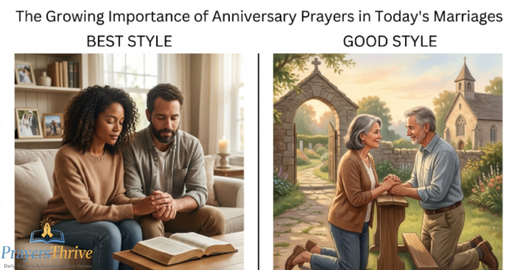 The Growing Importance of Anniversary Prayers in Today's Marriages