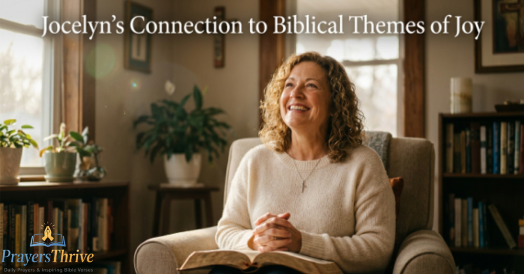 Jocelyn's Connection to Biblical Themes of Joy