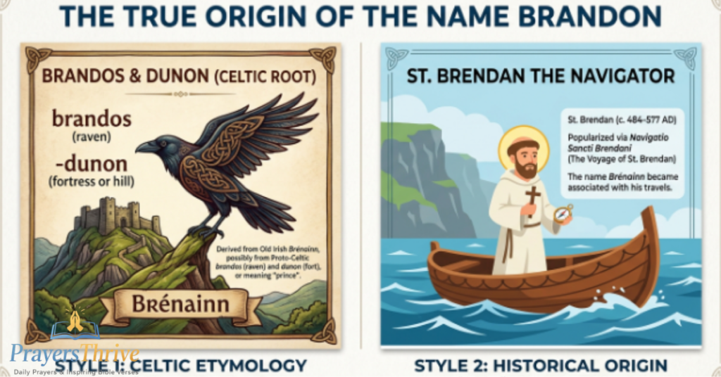 The True Origin of the Name Brandon