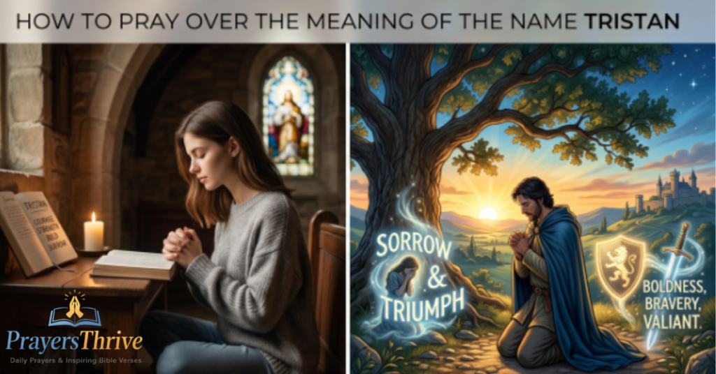 How to Pray Over the Meaning of the Name Tristan