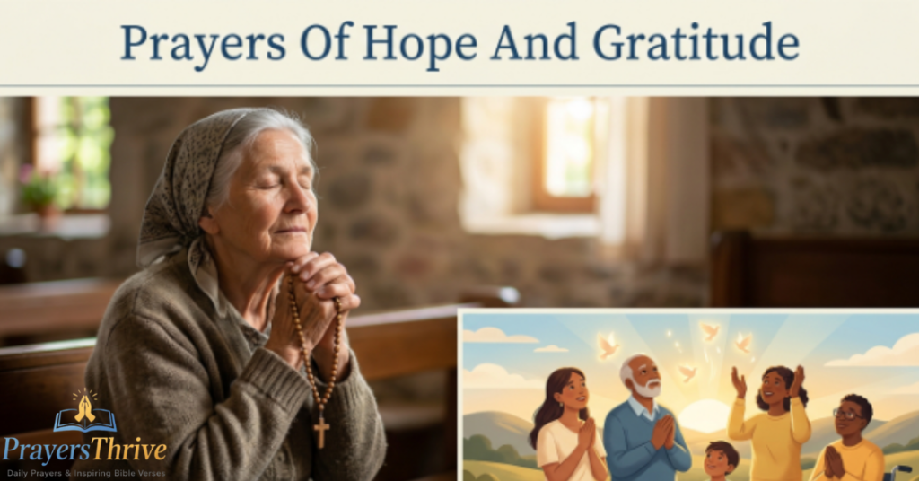 Prayers Of Hope And Gratitude
